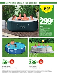 Offre Spa Gonflable dans le catalogue E.Leclerc du moment à la page 4