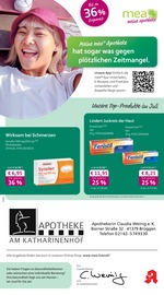 mea - meine apotheke Apotheken Prospekt der aktuellen Woche mit 4 Seiten, gültig von 01.07.2026 bis 31.07.2026, in Niederkrüchten und Umgebung Aktueller mea - meine apotheke Apotheken Prospekt in Niederkrüchten und Umgebung, "Unsere Juli-Angebote" mit 4 Seiten, 01.07.2026 - 31.07.2026