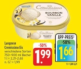 Cremissimo Eis Angebote von Langnese bei EDEKA Nürnberg für 1,66 €