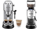 Dedica Style ECKG 6821.M - Barista Bundle aus Espresso Siebträger und Kaffeemühle 18 Mahlgrade, Espressomaschine Silber von DELONGHI im aktuellen MediaMarkt Saturn Prospekt für 299,99 €