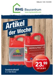 Aktueller RHG Baucentrum Baumarkt Prospekt in Raschau und Umgebung, "Artikel der Woche!" mit 1 Seite, 10.02.2025 - 15.02.2025