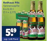 Getränkewelt Recklinghausen - Pils Tannenzäpfle Angebot im Prospekt Pils Tannenzäpfle bei Getränkewelt im Recklinghausen Prospekt für 5,49 €