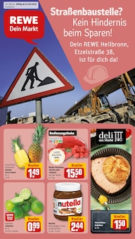 Aktueller REWE Prospekt "Dein Markt" Seite 1 von 28 Seiten für Heilbronn