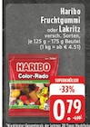 Fruchtgummi oder Lakritz im Angebot bei E center in Euskirchen Fruchtgummi oder Lakritz Angebote von Haribo bei E center Euskirchen für 0,79 €