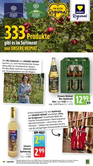 Saft im EDEKA Prospekt "Aktuelle Angebote" mit 45 Seiten (Pforzheim)