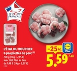 6 paupiettes de porc en promo à 5,59 € chez Lidl 6 paupiettes de porc dans le catalogue Lidl