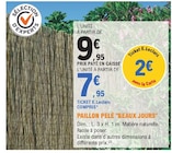 Paillon pelé "Beaux Jours" à 7,95 € dans le catalogue E.Leclerc