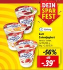 Sahnejoghurt bei Lidl im Prospekt  für 0,39 €