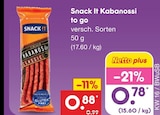 Aktuelles Kabanossi to go Angebot bei Netto Marken-Discount in Berlin ab 0,78 €