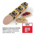 Delikatess Leberwurst mit Kalbfleisch im Angebot bei Marktkauf in Heilbronn Delikatess Leberwurst mit Kalbfleisch Angebote bei Marktkauf Heilbronn für 0,99 €