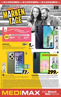 Aktueller MEDIMAX Prospekt (Wolkenstein, 11 Seiten zum blättern MEDIMAX Prospekt MARKENTAGE mit 11 Seiten