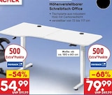 Höhenverstellbarer Schreibtisch Office im aktuellen Netto Marken-Discount Prospekt