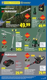 Parkside Angebot im aktuellen Lidl Prospekt auf Seite 47