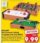 Mini-Tischspiel: Fußball, Air-Hockey oder Pool-Billard Angebote von KIDLAND bei Kaufland Hoyerswerda für 9,99 €