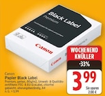 Papier Black Label Angebote von Canon bei E center Falkensee für 3,99 €