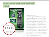 nicorette mint Spray, 1 mg/Sprühstoß Angebot in Biebergemünd nicorette mint Spray, 1 mg/Sprühstoß im aktuellen Prospekt bei LINDA Partnerapotheke in Biebergemünd