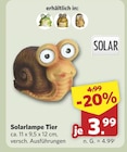 Solarlampe Tier bei combi im Wallenhorst Prospekt für 3,99 €
