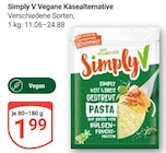 Vegane Käsealternative von Simply V für 1,99 € bei GLOBUS im Angebot Vegane Käsealternative von Simply V im aktuellen GLOBUS Prospekt