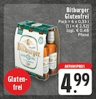 Glutenfrei Angebote von Bitburger bei E center Siegburg für 4,99 €