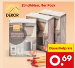 Zündhölzer Angebote von DEKOR bei Netto Marken-Discount Wilhelmshaven für 0,69 €