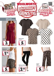 Woolworth Damenhose im Prospekt 