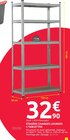 Mr.Bricolage Erstein - Promo Étagère charges lourdes 5 tablettes Promo Étagère charges lourdes 5 tablettes à 32,90 € dans le catalogue Mr.Bricolage à Erstein