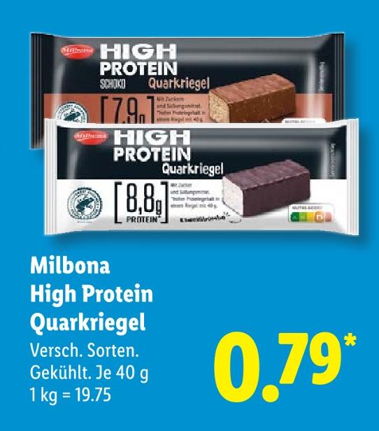 High Protein Quarkriegel