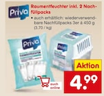 Raumentfeuchter inkl. 2 Nachfüllpacks im Angebot bei Netto Marken-Discount in Wermelskirchen Raumentfeuchter inkl. 2 Nachfüllpacks Angebote von Priva bei Netto Marken-Discount Wermelskirchen für 4,99 €