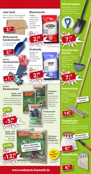 Gartenerde im Sonderpreis Baumarkt Prospekt "… da, wo du immer richtig liegst!" mit 16 Seiten (Göttingen)
