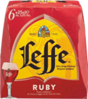 Bière d'abbaye ruby 5° - LEFFE en promo chez Aldi Bière d'abbaye ruby 5° - LEFFE dans le catalogue Aldi