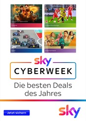 Sky Prospekt für München der aktuellen Woche, gültig von 15.11.2022 bis 30.11.2022 Aktueller Sky München Prospekt "Die besten Deals des Jahres" mit 4 Seiten