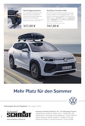 Der aktuelle Volkswagen Prospekt Der aktuelle Volkswagen Prospekt Mehr Platz für den Sommer