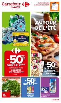 Prospectus Carrefour Market de la semaine "Carrefour market" avec 1 pages, valide du 22/07/2025 au 03/08/2025 pour Lézignan-Corbières et alentours