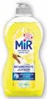 Liquide vaisselle bicarbonate & citron dégraissage expert - MIR en promo chez Intermarché Nantes à 0,52 €