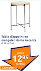 Promo Table d'appoint en manguier à 12,95 € dans le catalogue Action à Le Creusot