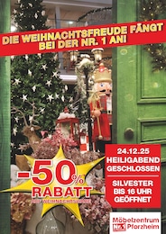 Möbelzentrum Pforzheim Prospekt: "Weihnachten-Spezial", 20 Seiten, 12.12.2025 - 03.01.2026