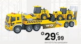 Camion transport de véhicules de chantier 1/16ème | 3 ans - JouéClub Camion transport de véhicules de chantier 1/16ème | 3 ans à 29,99 € dans le catalogue JouéClub