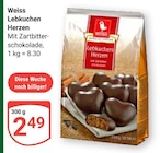 Lebkuchen Herzen Angebote von Weiss bei GLOBUS Kempen für 2,49 €