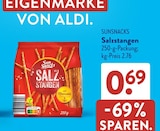 Salzstangen von Sun Snacks im aktuellen ALDI SÜD Prospekt für 0,69 €