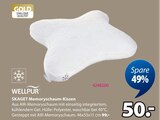 SKAGET Memoryschaum-Kissen von WELLPUR im aktuellen JYSK Prospekt für 50,00 €