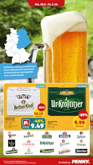 Bier im Penny Prospekt "Wer günstig will, muss Penny." mit 46 Seiten (Eberswalde)