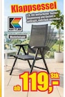 Klappsessel bei wohnen & sparen Stelter im Warendorf Prospekt für 119,00 €