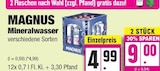 Mineralwasser im Angebot bei E center in Pinneberg Mineralwasser Angebote von Magnus bei E center Pinneberg für 4,99 €