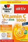 Vitamin C 1000 + D3 + Zink Depot von Doppelherz für 4,29 € bei Rossmann im Angebot Vitamin C 1000 + D3 + Zink Depot von Doppelherz im aktuellen Rossmann Prospekt