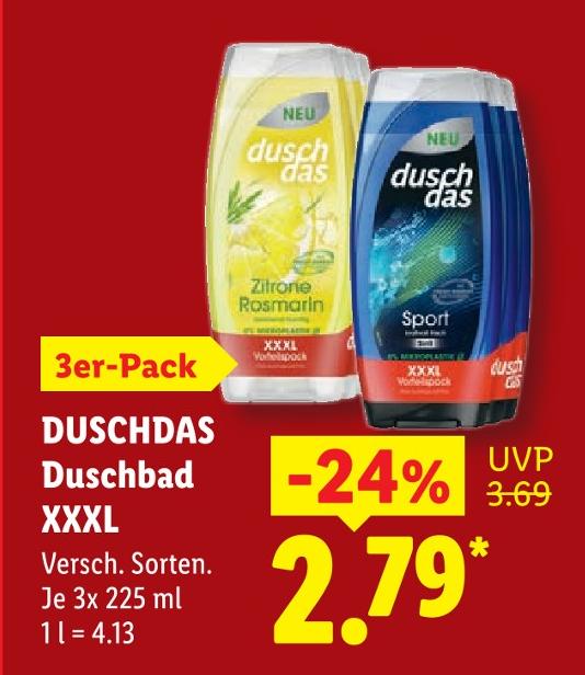 Duschbad XXXL Sport