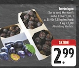 EDEKA Steinach - Zwetschgen Angebot im Prospekt Zwetschgen bei EDEKA im Steinach Prospekt für 2,99 €