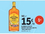 Blended Scotch Whisky Édition Limitée - WILLIAM PEEL dans le catalogue E.Leclerc