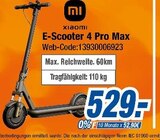 Aktuelles E-Scooter 4 Pro Max Angebot bei expert in Frankfurt (Main) ab 529,00 €