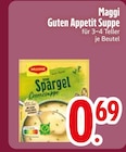 Guten Appetit Suppe Spargel Angebote von Maggi bei EDEKA Heidenheim für 0,69 €