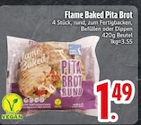 Flame Baked Pita Brot im EDEKA Prospekt Flame Baked Pita Brot von im aktuellen EDEKA Prospekt für 1,49 €